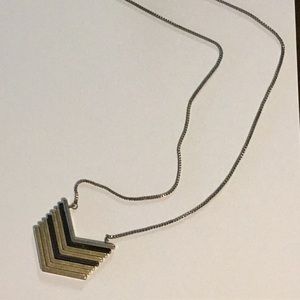 Long chevron necklace